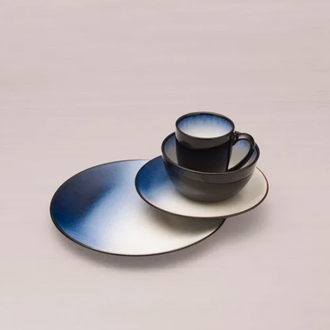 16Pcs Blue Reflection Dinner Set