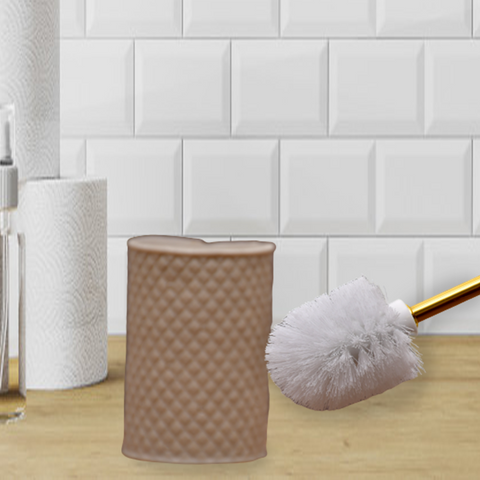 6Pcs Master Bath Embroidered Porcelain Bathroom Accessories