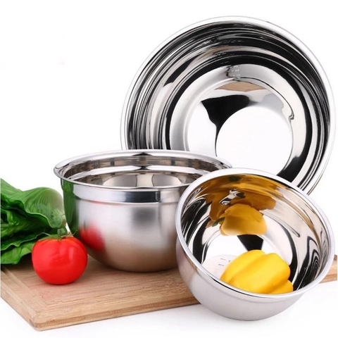 5Pcs Multicolor Stainless Steel Bowls