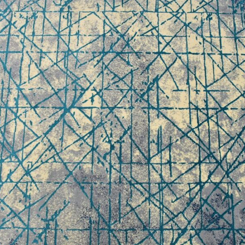 Olympic Blue Thick And Cozy Floor Rug