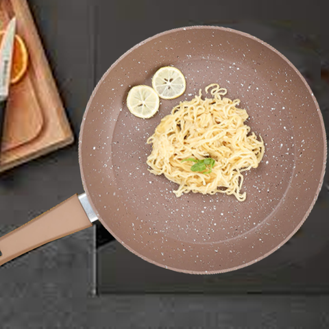 Brown Non Stick Frying Pan