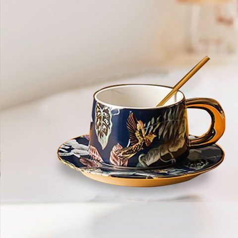 Tropical Bone China Cup