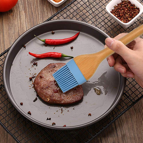 Bamboo Wood Silicon Oil Brush Tessie And Jessie