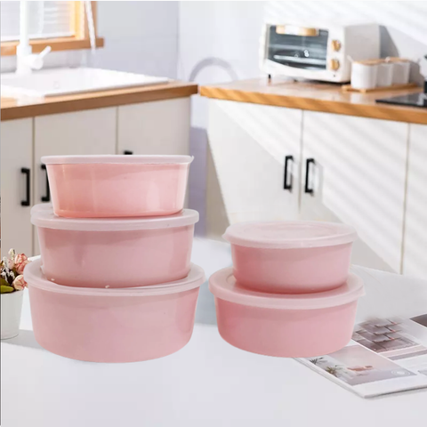 5Pcs Matte Melamine Multipurpose Bowls