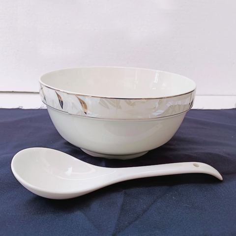 14Pcs High Quality Ceramic Soup Set