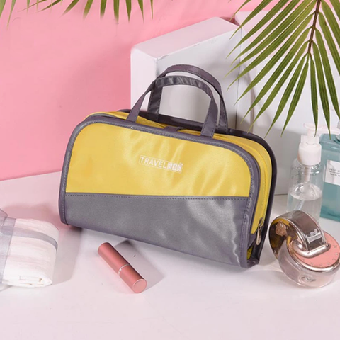 Cosmetics bag Two Tone Multi Color