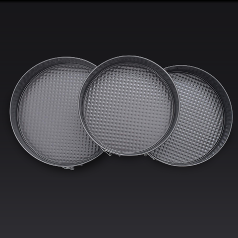 3Pcs White Non Stick Round Baking Tin