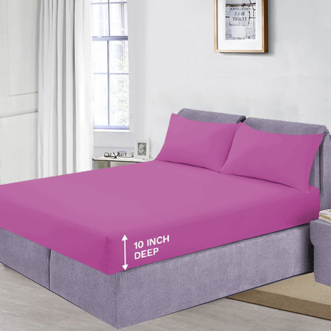 Microfiber Fitted Sheets Premium Hotel Quality