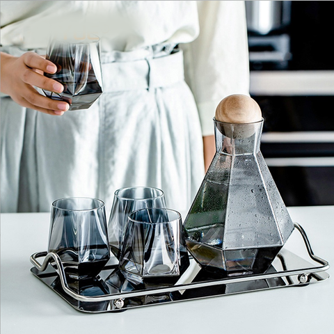 7Pcs Funky Glass Set