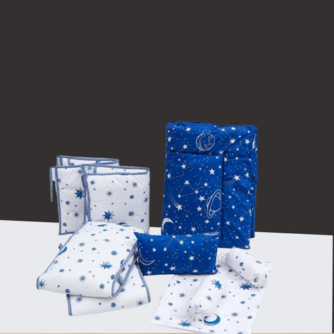 Galaxy Style Baby Cot Bedding Set Pompous Infant And Toddler