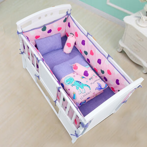 Dinosaur Theme Baby Cot Bedding Set Pompous Infant And Toddler