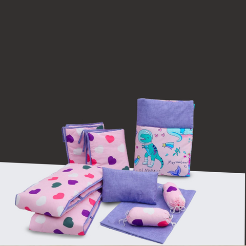 Dinosaur Theme Baby Cot Bedding Set Pompous Infant And Toddler