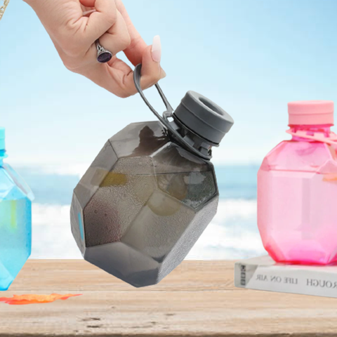 Water Bottle-Compare Color New Ergonomics Diamond Leak-Proof