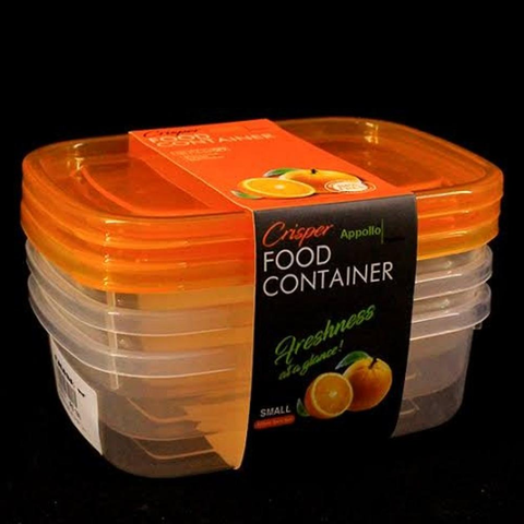3Pcs Plastic Food Containers