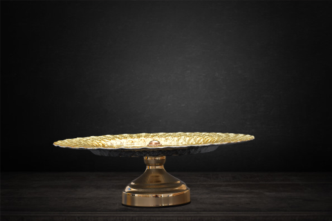Classic Gold Pattern Serving Tray