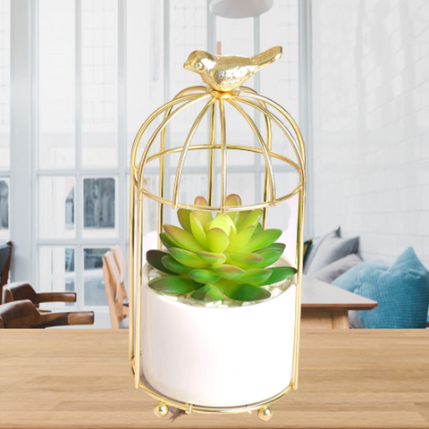 Porcelain Flower Pot With Planter