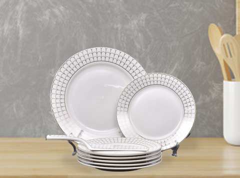 8Pcs Wedgewood Ceramic Cake Set