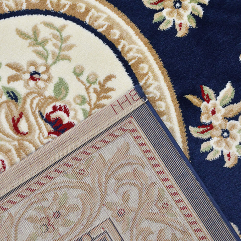Royal Blue Thick And Cozy Floor Rug