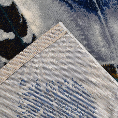 Blue Feather Thick And Cozy Floor Rug