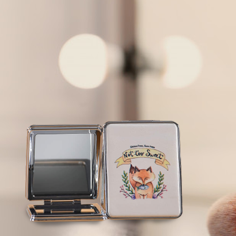 Artistic Design Folding Portable Pocket Mirror