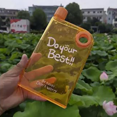 Notebook Portable Cup- Water Bottle