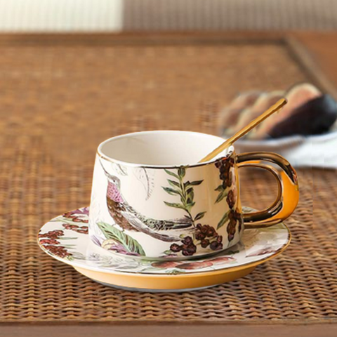 Tropical Bone China Cup