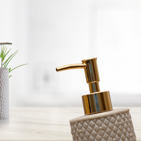 6Pcs Master Bath Embroidered Porcelain Bathroom Accessories