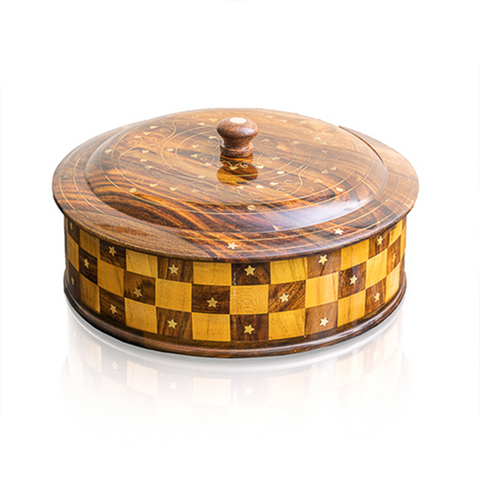 Wooden Hot Pot Round