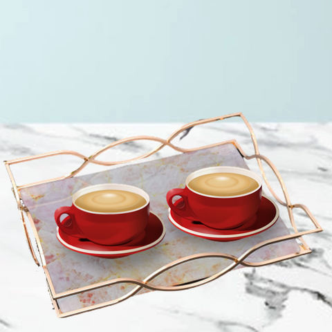 Flamingo Marble Tray