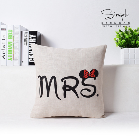 Mrs-Prime Throw Cushion Cover