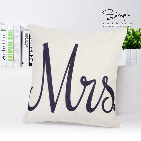 Mrs-Prime Throw Cushion Cover
