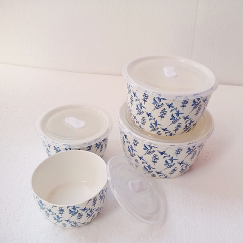 4Pcs Prime Ceramic Sealed Bowls