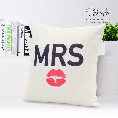 Mrs-Prime Throw Cushion Cover