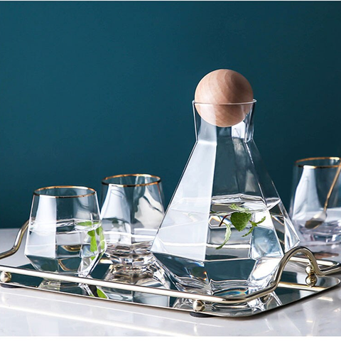 7Pcs Crystal Clear Water Set