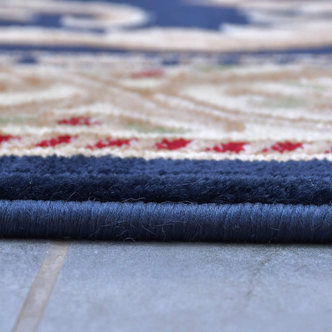 Royal Blue Thick And Cozy Floor Rug