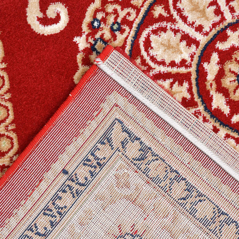 Crimson Red Thick And Cozy Floor Rug