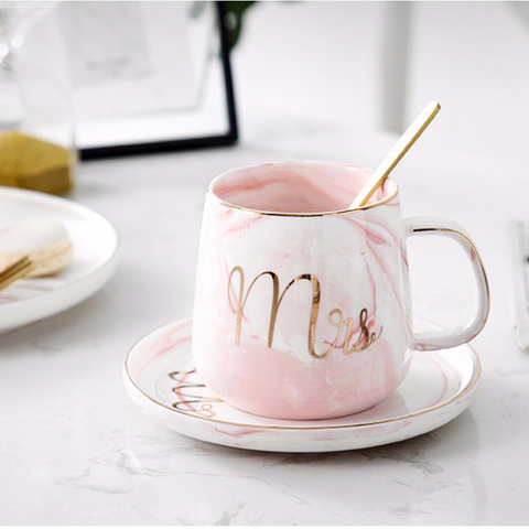 Mr And Mrs Ceramic Cup