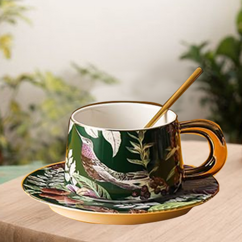 Tropical Bone China Cup