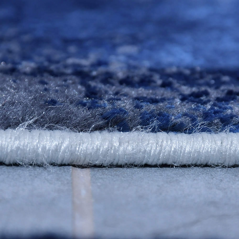 Cloudy Blue Thick And Cozy Floor Rug