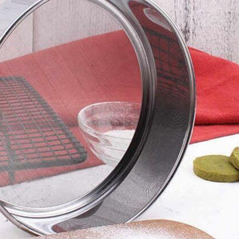 6Pcs Stainless Steel Round Strainer