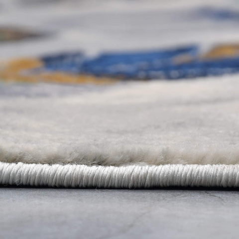 Blue Feather Thick And Cozy Floor Rug