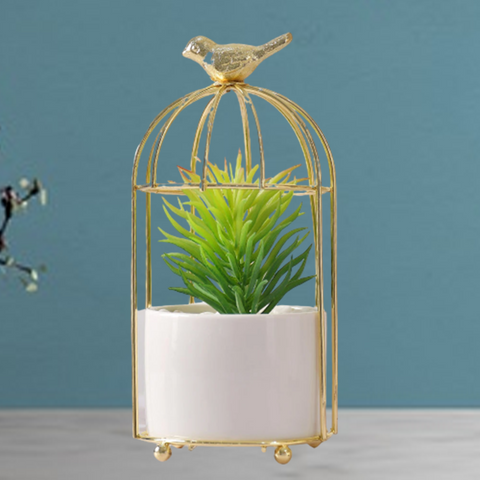 Porcelain Flower Pot With Planter