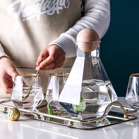 7Pcs Crystal Clear Water Set