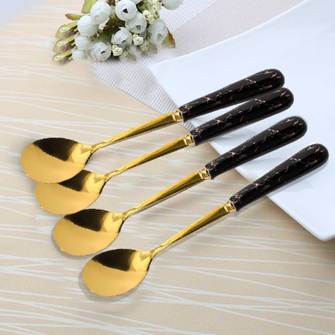 7Pcs Novel Design Cutlery With Modern Style Spoon Holder