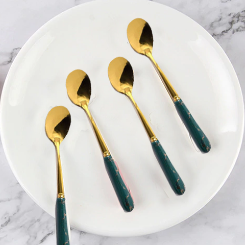 7Pcs Novel Design Cutlery With Modern Style Spoon Holder