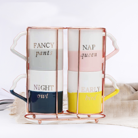 5Pcs Bone China Divinity Grace Mug