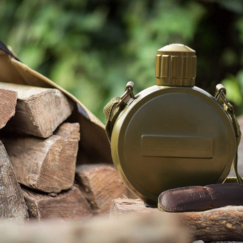 Army Water Bottle - Military Camping