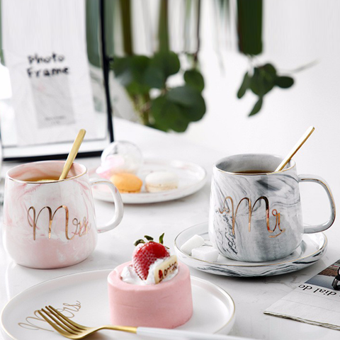 Mr And Mrs Ceramic Cup