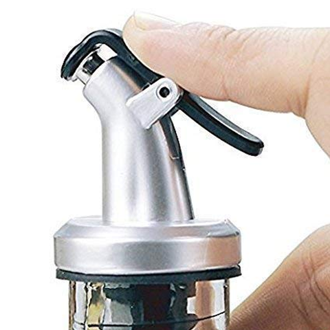 2Pcs Cooking Oil Glass Seasoning Bottle