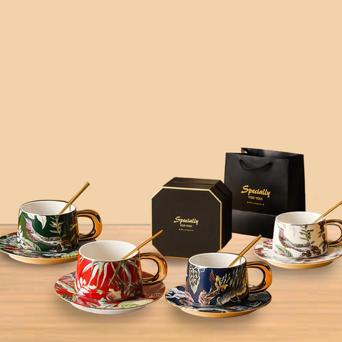 Tropical Bone China Cup